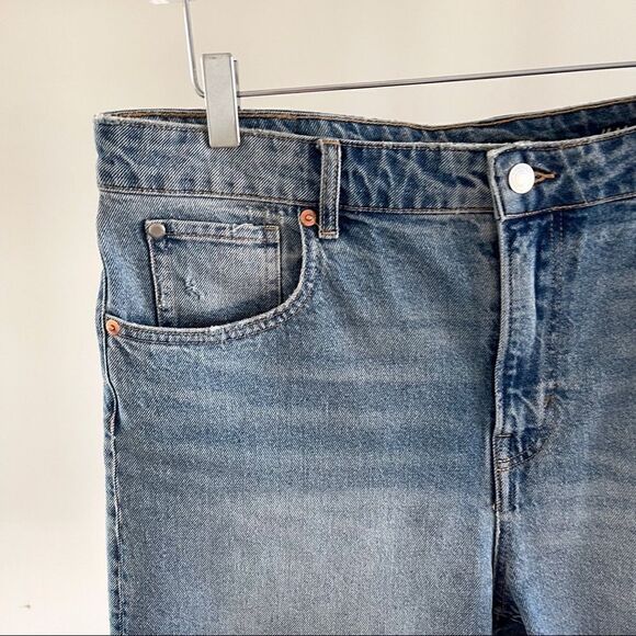 H&M Brock Collection Fitted Denim Cut Off Shorts - Picture 3 of 8